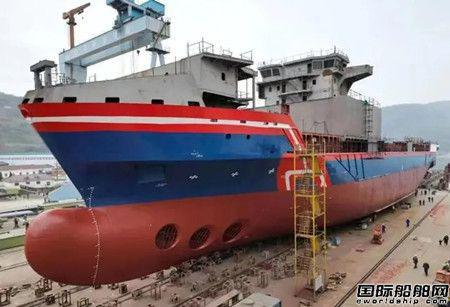 原來是這家停產多年的船廠 這艘全球最大遠洋通信海纜鋪設船下水